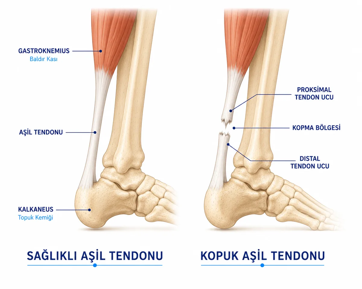 Aşil tendon anatomisi