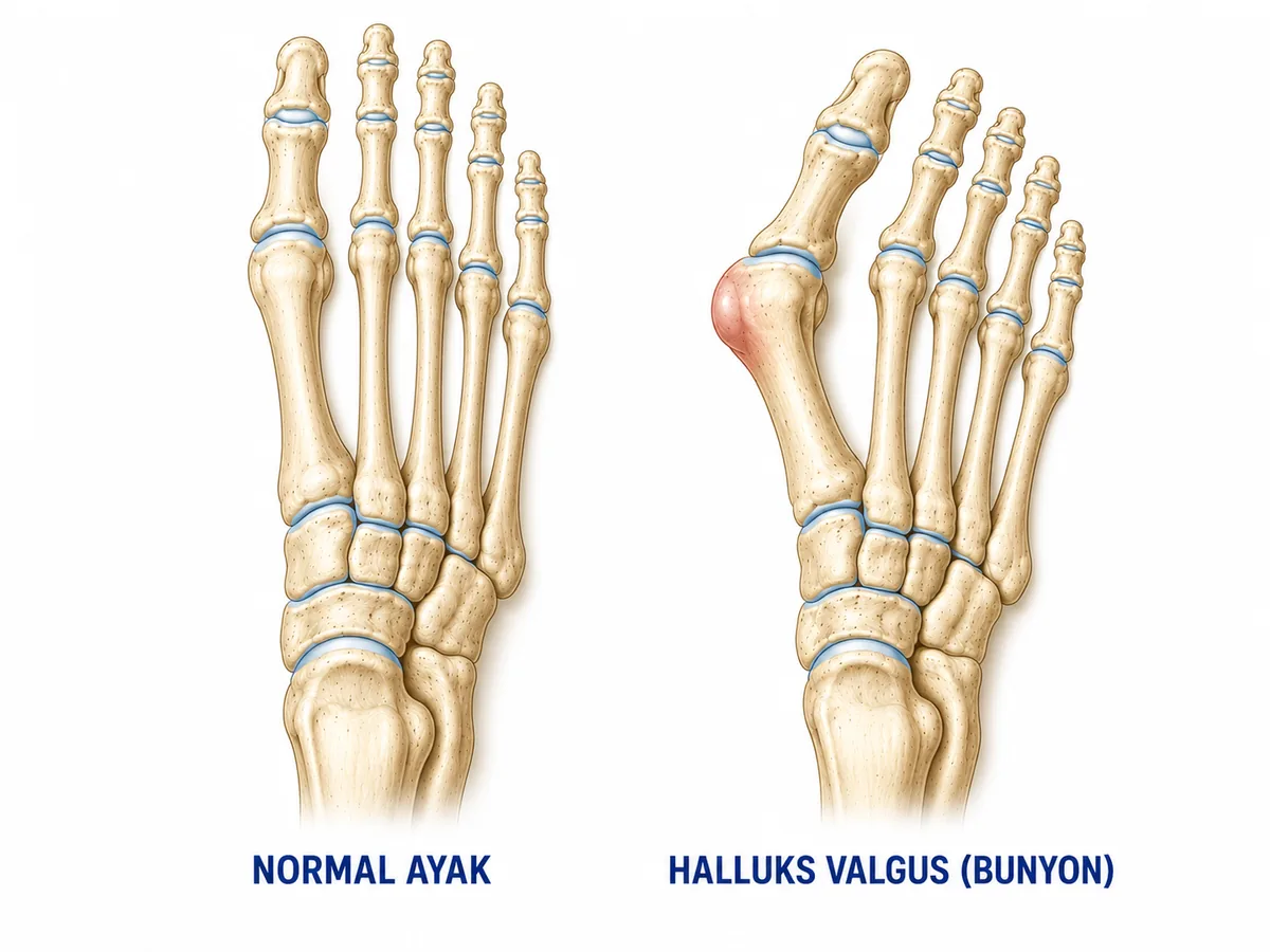 Halluks valgus anatomisi