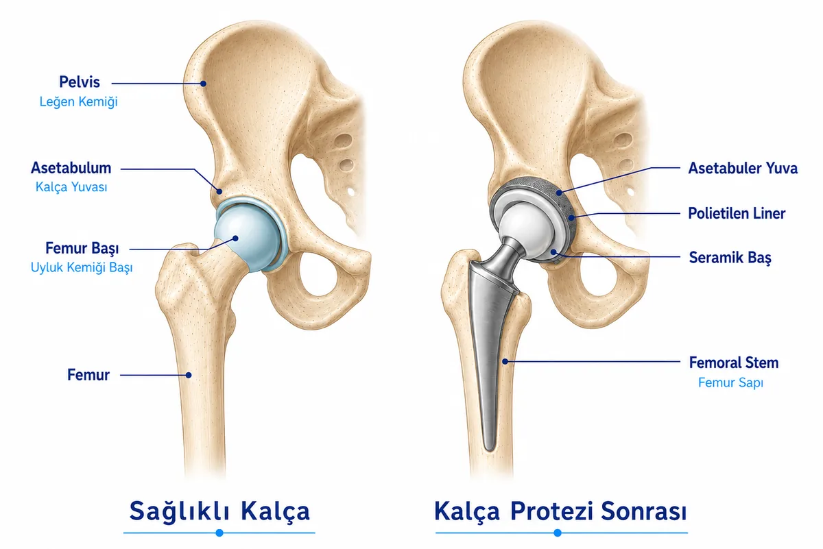 Kalça protezi anatomisi